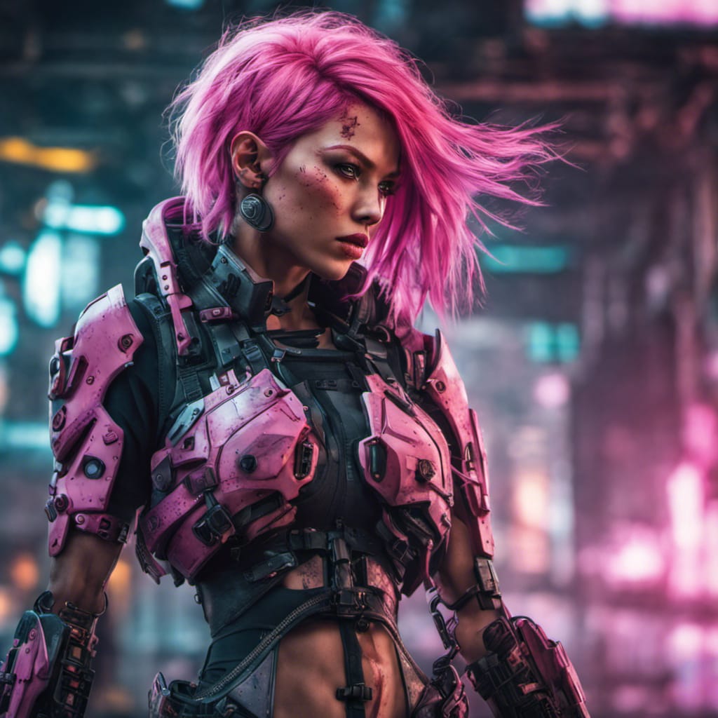 cyberpunk warriors